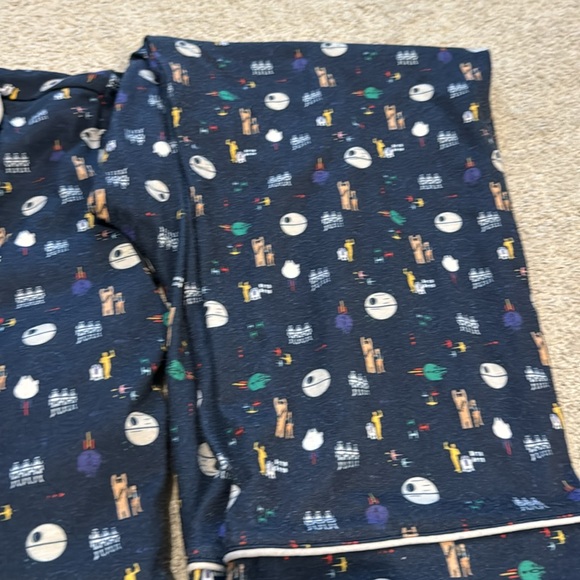 Disney Star Wars Button up Pajama Set - Picture 7 of 7